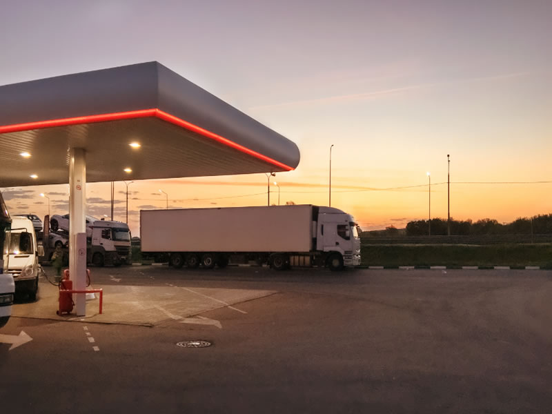 Commercial Business Soft Wash Gas Station