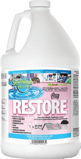 Immaculate SoftWash RESTORE conditioner product bottle