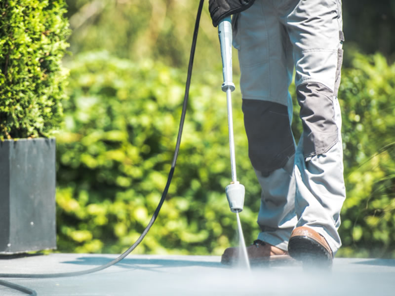 outdoor cleaning for back-to-school
