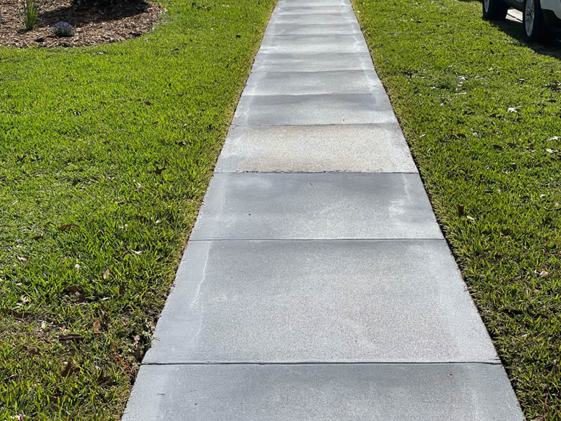Ultimate Guide to Immaculate Softwash Sidewalk Cleaning. A clean sidewalk